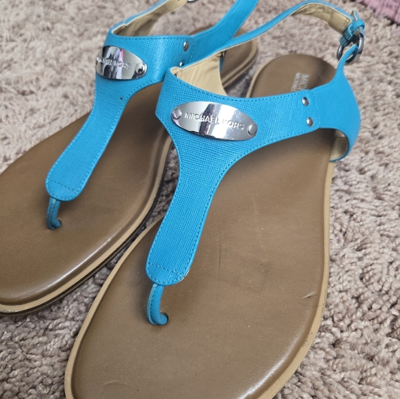 Michael Kors Shoes - Michael Kors Blue Women's Sandals